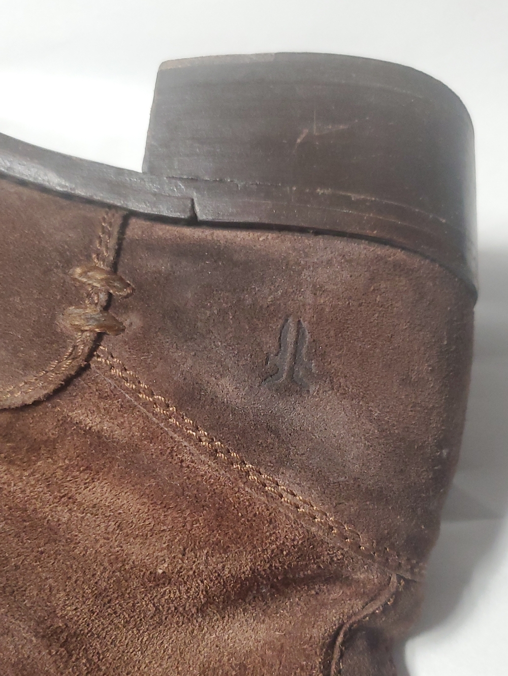 Frye Elena Pull-on Tall Brown Suede Women's Boots Size 7 Style 76556 Equestrian - Picture 4 of 16